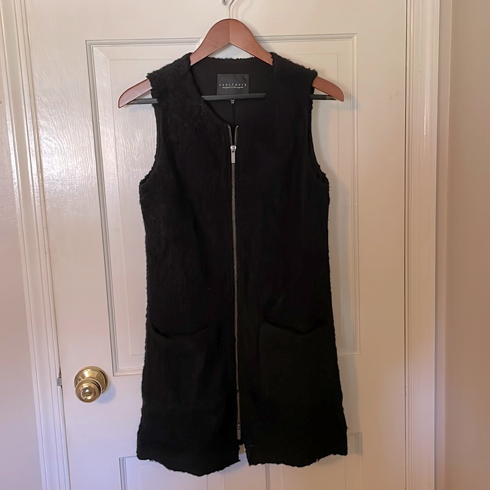 Sanctuary brand boucle vest/dress in black